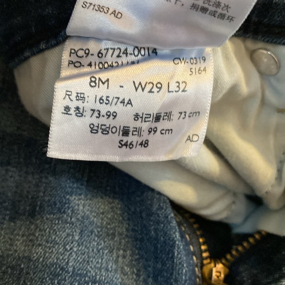 LEVIS Signature modern slim straight leg. Size 8m. 29”x32”. - Picture 7 of 9